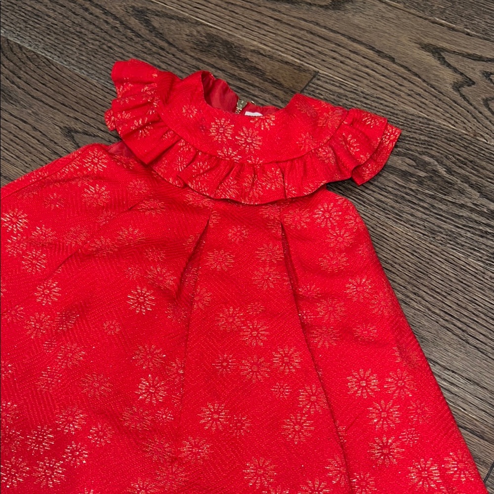 Tartine et Chocolat Red Dress ceremonial valentines day 2A 2T toddler girl sale - Picture 5 of 11